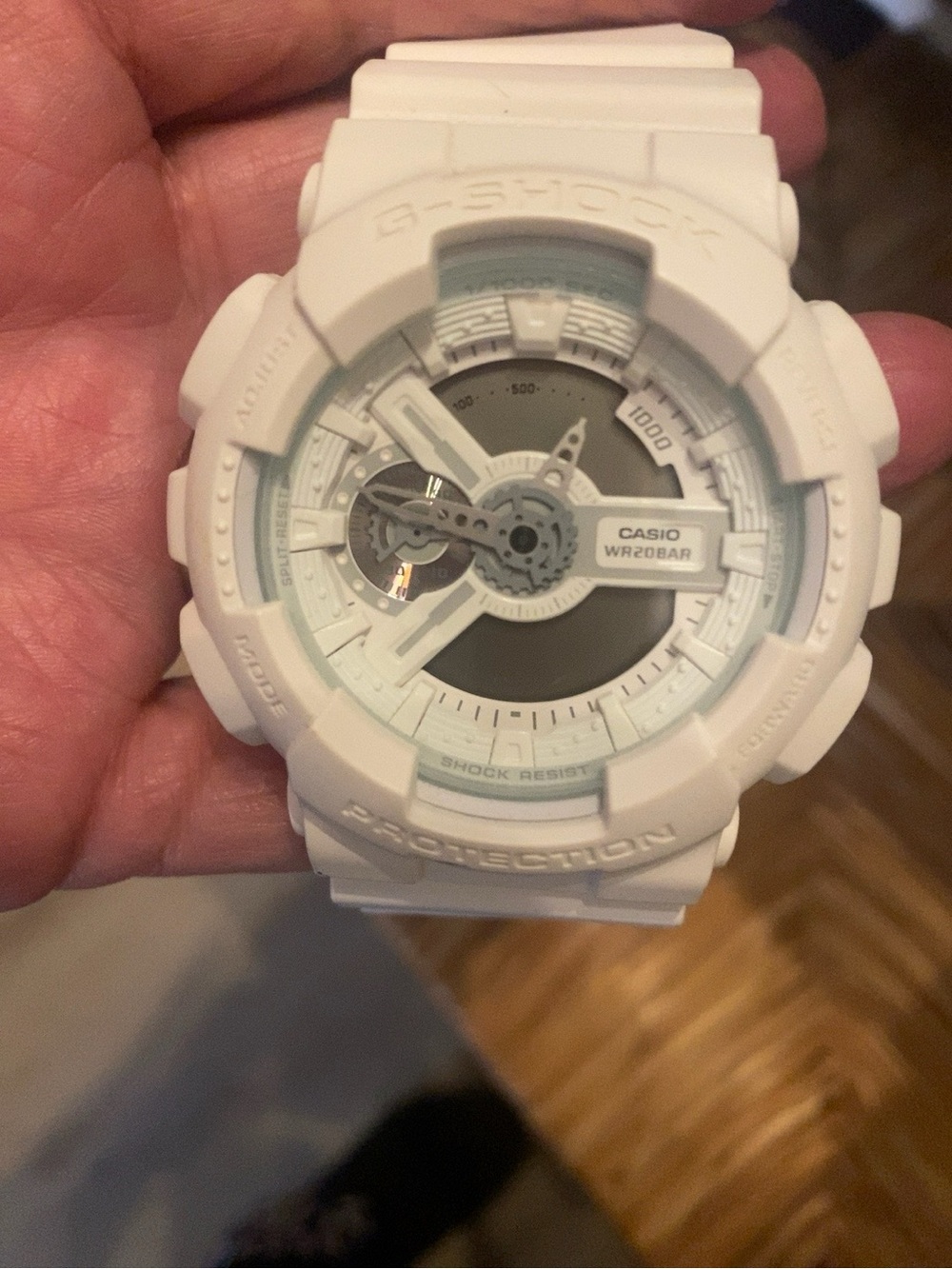 Casio G-Shock White Analog/Digital Watch | Pristine | Needs Battery